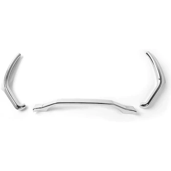 

Dashboard Side Meter Cover Trims Kit for 2015-2018 Ford F150 Super Duty(Chrome)