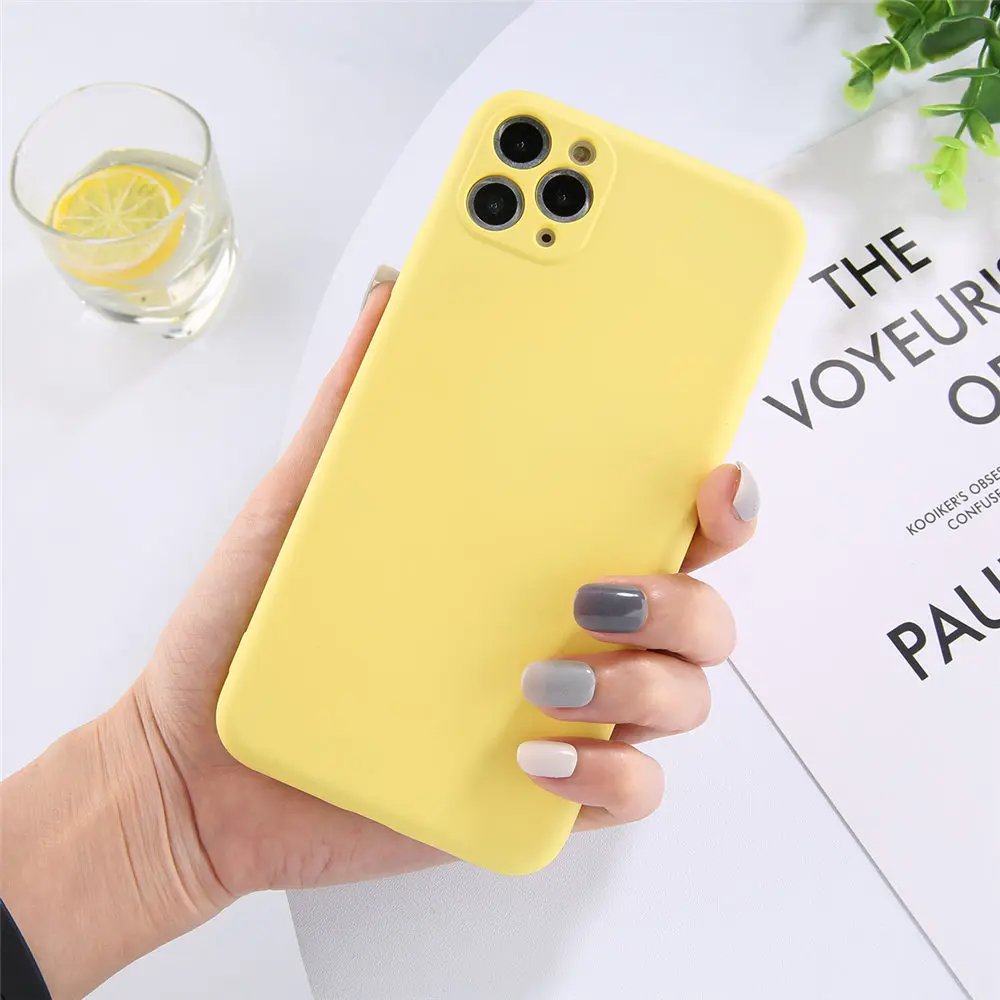 Lovebay мягкий жидкий силиконовый чехол для телефона для iPhone 11 11 Pro Max карамельный цвет сплошной ТПУ задняя крышка для Apple iPhone 11 чехол оболочка