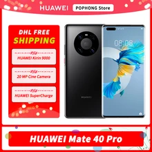 DHL Free HUAWEI Mate 40 Pro 5G Mobile Phone 6.76 inch 90Hz Curved Screen Kirin 9000 Octa Core 5nm craft 50MP Ultra Vision Camera