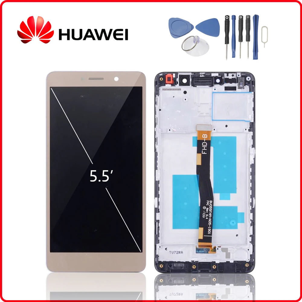 

HUAWEI Original Honor 6X LCD Display Touch Screen Digitizer For Huawei Honor6X Display with Frame GR5 2017 BLN-AL10 BLN-L24