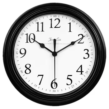 

Minimalist Wall Clock Silent Bedroom Vintage Round Plastic Living Room Wall Clock Montre Mural Retro Bedroom Decoration MM60WC