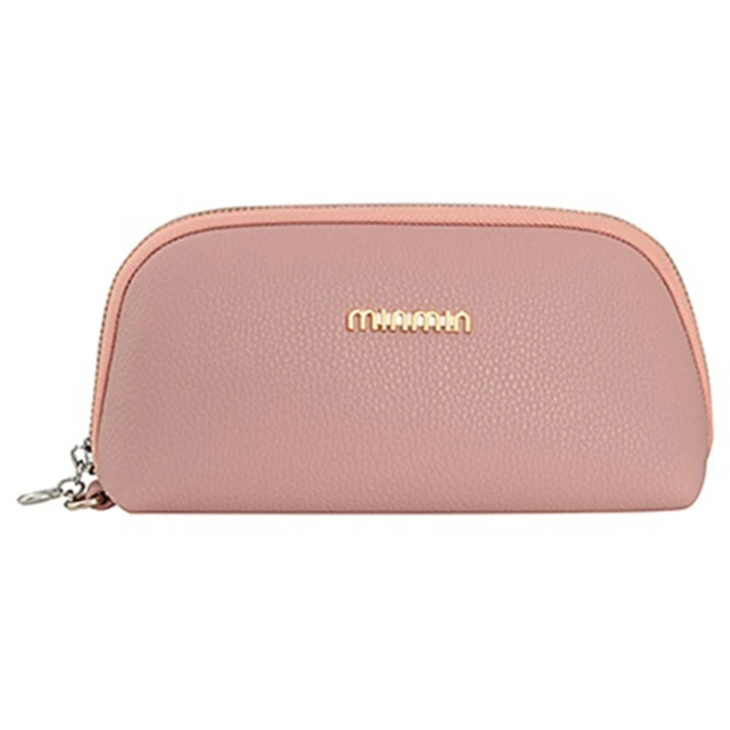 

Famous Brand Wristband Women Long Wallet Large Capacity Female Purse Lady Purses Phone Pocket Card Holder Clutch Bag Lightpink