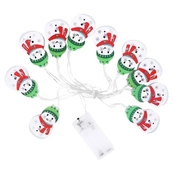 

1Pc Creative Exquisite Snowman Christmas Party Lamp Decor Lamp String LED Light String Light for Hotel Home