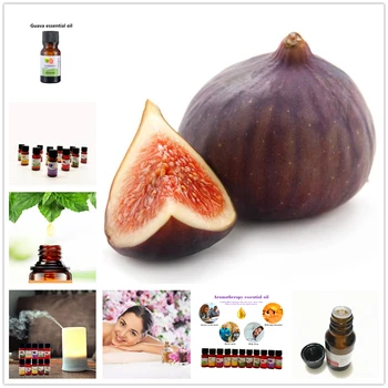 

HANCH Essential Fig Aroma Oils Rose Fruits Essential Oils for Aromatherapy Diffusers Massage Fragrances Muskmelon Guava Oil 10ml