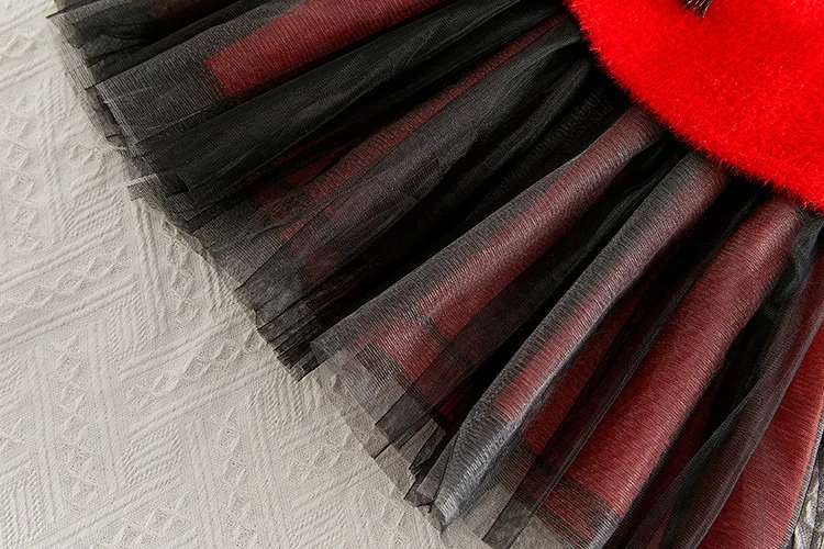 Китайский Hanfu платье-свитер для девочек в этническом стиле с вышивкой; Одежда для маленьких принцесс, детская одежда на осень и весну Детские платья для девочек