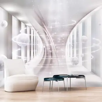 

[Self-Adhesive] 3D White Ball WG159 Wall Paper mural Wall Print Decal Wall Murals Belly