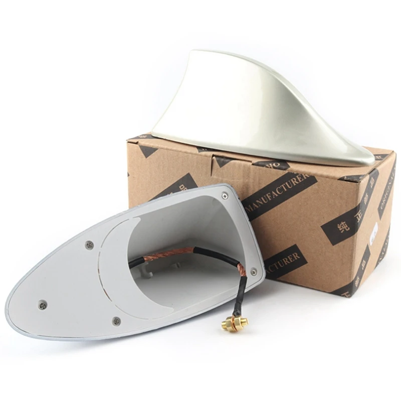 

Universal Roof Antenna Enhanced Signal Shark Fin Shape Aerial Waterproof Antistatic Car Accessories Antenna Toppers Car Styling