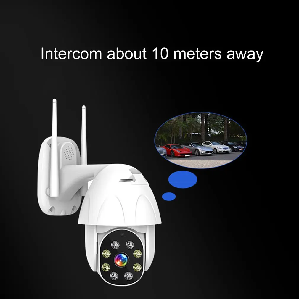 1080P FHD In Outdoor 360 degree PTZ IP Speed Dome Camera 2.0MP Waterproof APP Camera Surveillance Home Monitor