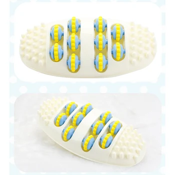 

Foot Massager Rolling Wheel Pain Relief Tool for Muscles Shoulders Legs NShopping