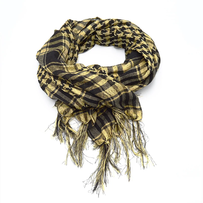 Открытый походный шарф армейский Шарф военный тактический Keffiyeh Shemagh пустынный шарф в арабском стиле шаль шейный платок головной убор для мужчин и женщин
