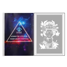 

OPHIR 20 Patterns/Set Reusable Temporary Tattoo Stencil Template for Airbrush Body Painting Art STE117
