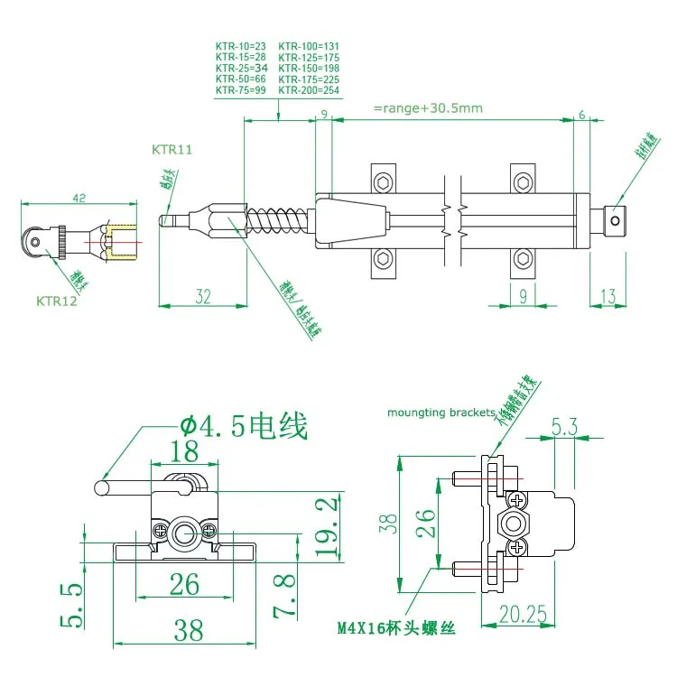 KTR11KTR12 Dimensions