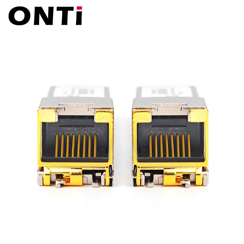 ONTi 10G RJ45 Copper SFP Module 10GBase Tx Ethernet Gpon Olt Fiber Optic FTTH Compatible with 3