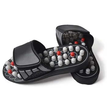 

Foot Massager Acupoint Shiatsu Muscle Stimulator Relieve Foot Fatigue Promote Blood Circulation Spring Massage Health Slippers