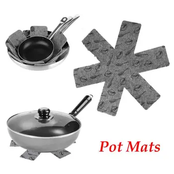 

3Pcs Pot Pan Protectors Cup Mat Pad Bowl Pad Table Mat Pot Pan Mat Coaster Placemat Hot Pan Pot Holder Pad Kitchen Accessories