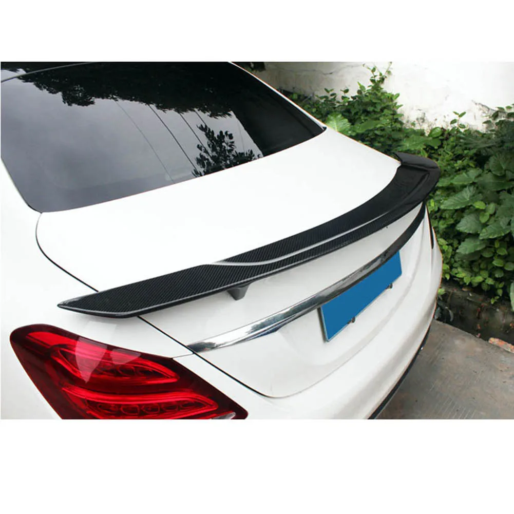 RT стиль для Mercedes Benz C Class W205 C63 C180 C200 C250 C260 4 двери ABS задний спойлер багажника крыло губ