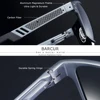 BARCUR tendencias estilos de aluminio y magnesio de vidrio gafas cuadradas para hombre gafas de sol polarizadas para hombres deporte gafas de sol ► Foto 2/6