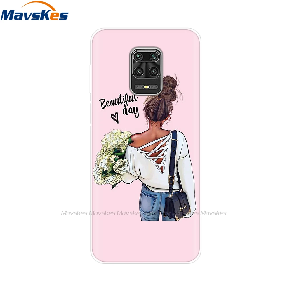 Redmi Note 9S Case Soft TPU Cartoon Silicone Cover Phone Case For Xiaomi Redmi Note 9S 9 S Note9S Note 9 Pro Max 9Pro Case Cover phone cases for xiaomi Cases For Xiaomi