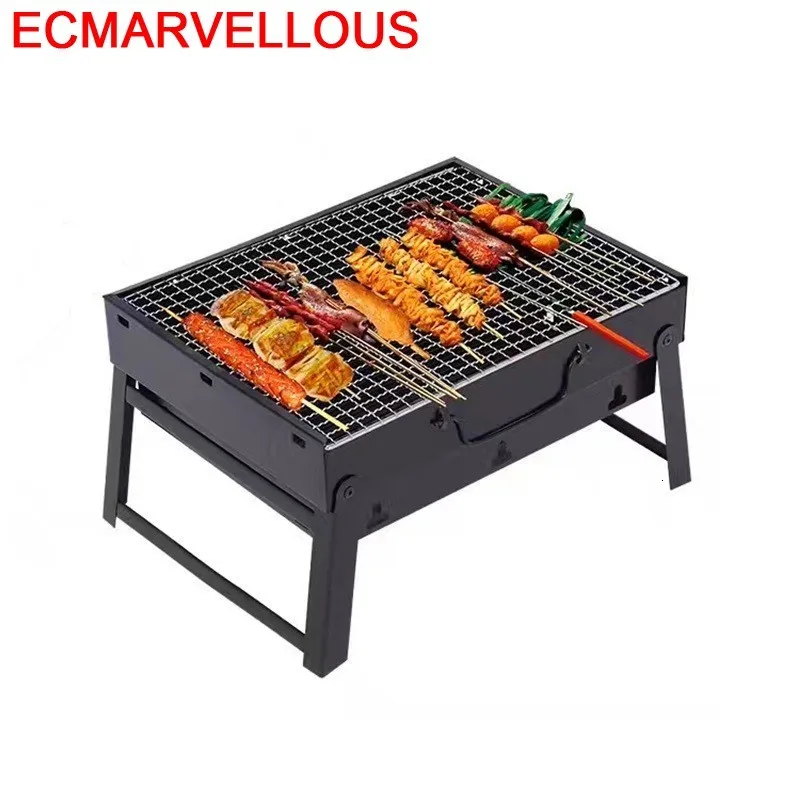 Мини-гриль для барбекю Izgara гриль корейских из углеродного угля Parrilla Barbacoa Churrasqueira