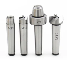 4pcs Lathe Center Set Drill Home Drive Durable Portable Shank Bearing Tailstock Wooden Case Spur Cup Taper Turning Tools MT2