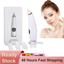 

Blackhead Remover Pore Vacuum Comedone Whitehead Extractor Tool 6 Probes USB Rechargeable Blackhead Vacuum Kit For Women And Men
