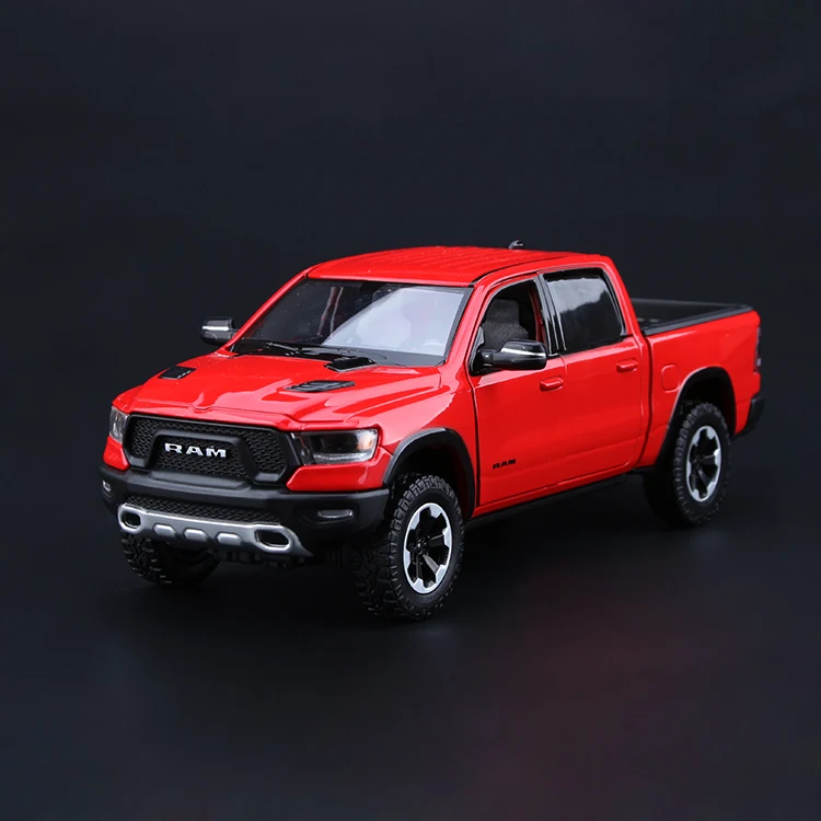 

1:27 Dodge RAM Rebels Car Model Simulation Alloy Automobile Model
