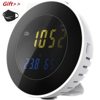 

Digital CO2 Detector Carbon Dioxide Gas Leak Detector CO2 Analyzer Monitor with Alarm System Air CO2 Gas Detector Sensor