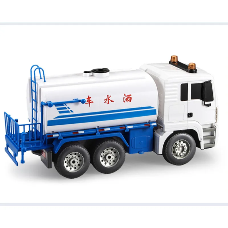 High Simulation Sprinkler Car Six Wheels Large Size Remote Control Sprinkler Truck Vehicle Sprinkling Music Sound Light Toy Gift 3