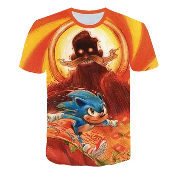

Sonic the hedgehog 3D baby Boys T-shirts Summer cute Girls Mario Funny Children boys Clothing Kids Clothes Tshirts Streetwear