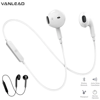 

Wireless Bluetooth Earphones Noise Cancelling Headset Neckband life Sport stereo In-Ear With Microphone for iPhone Xs Samsung 9