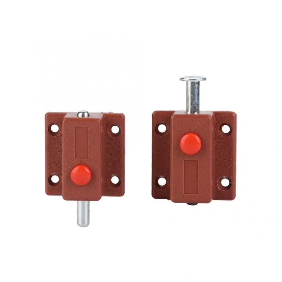 

Stainless Steel Bolt/door Guard 2 Types 100pcs Automatic Bolt Spring Lock for Furniture Window Cabinet Box Latch Hardware