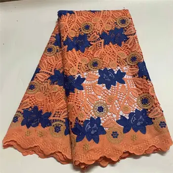 

Hot Sale French Lace Fabric Nigeria Lace Fabric High Quality colorful Mesh African Tulle Lace Fabric For Wedding Party N2569