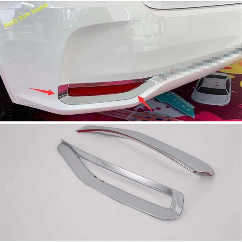 Lapetus задний противотуманный фонарь противотуманная фара рамка Крышка отделка Подходит для Toyota Corolla ABS хром/авто аксессуары