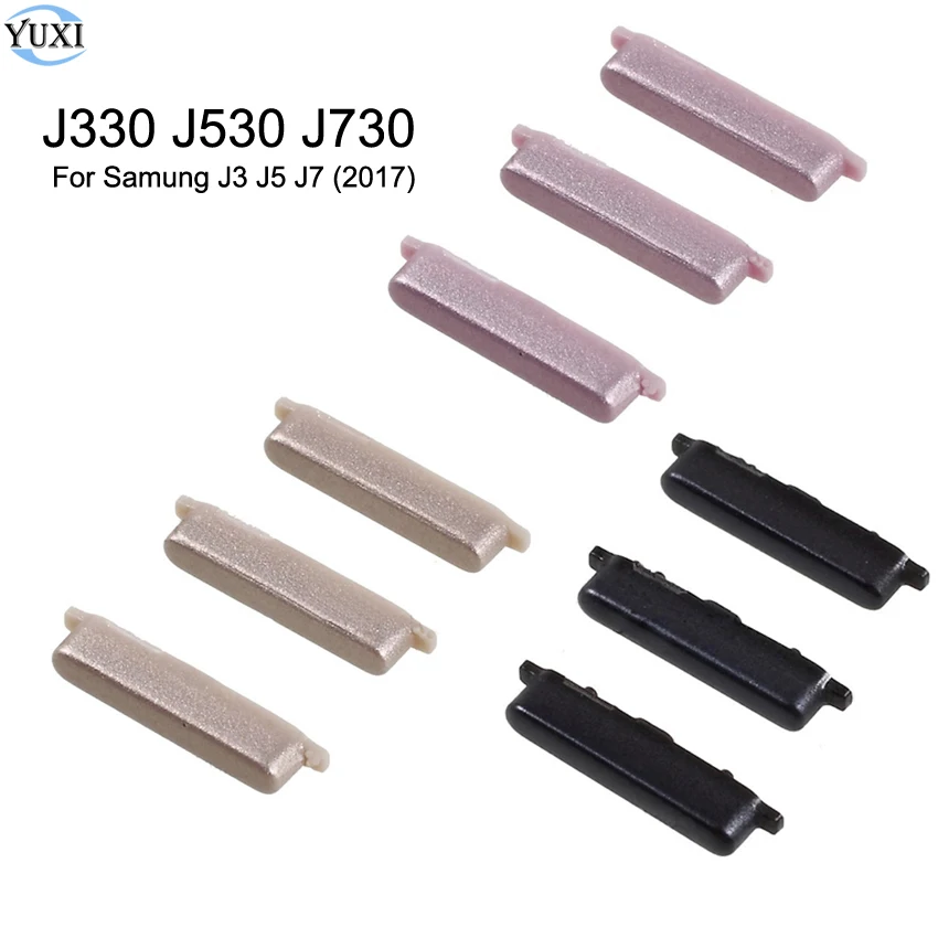 YuXi для Samsung Galaxy J3 J330 J5 J530 J7 J730 2017 кнопка включения/выключения питания и громкости