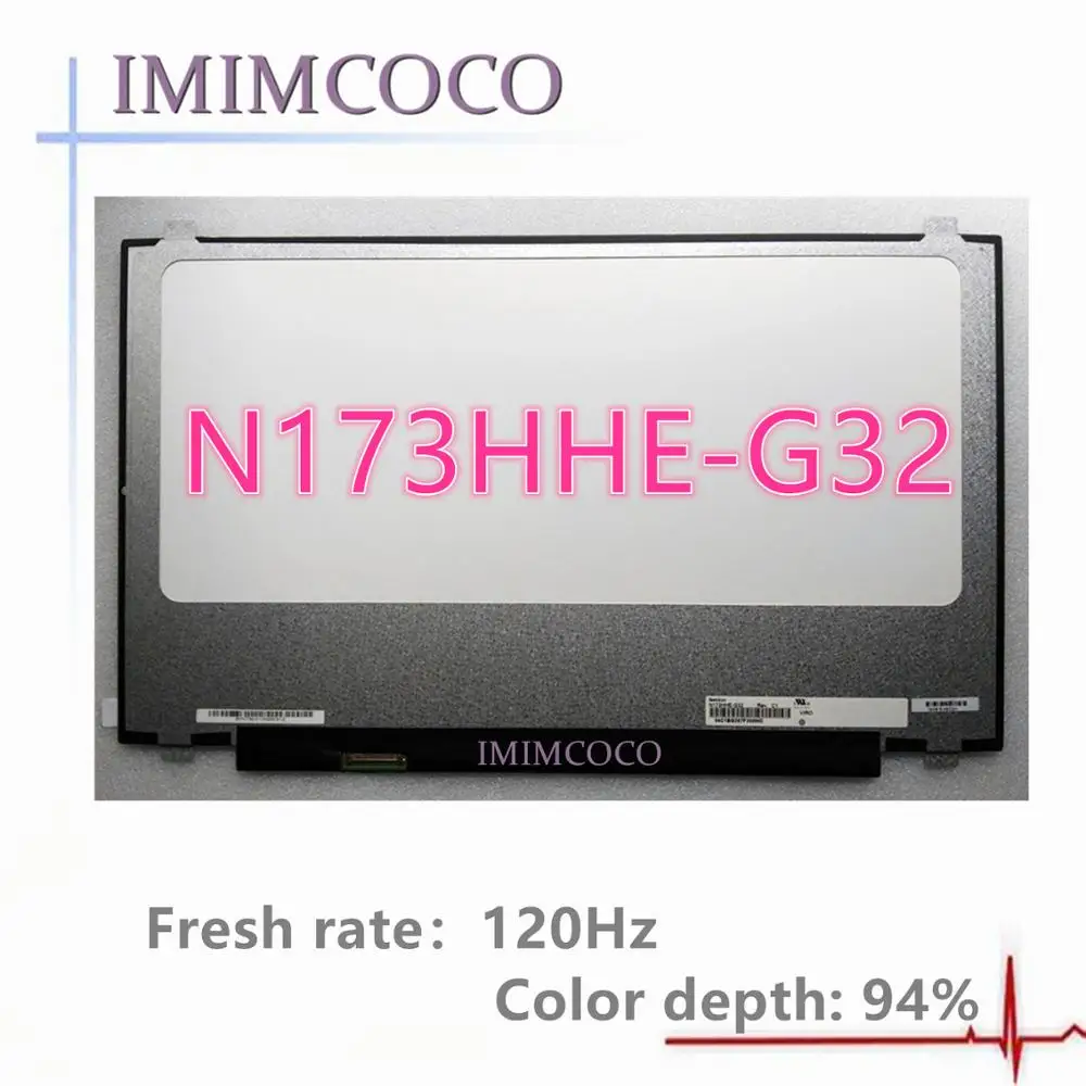94% цвет 120 Гц ноутбук fhd ЖК-экран N173HHE-G32 подходит B173HAN03.2 B173HAN03.1 для MSI GT73VR GT72VR X7V6 40PIN