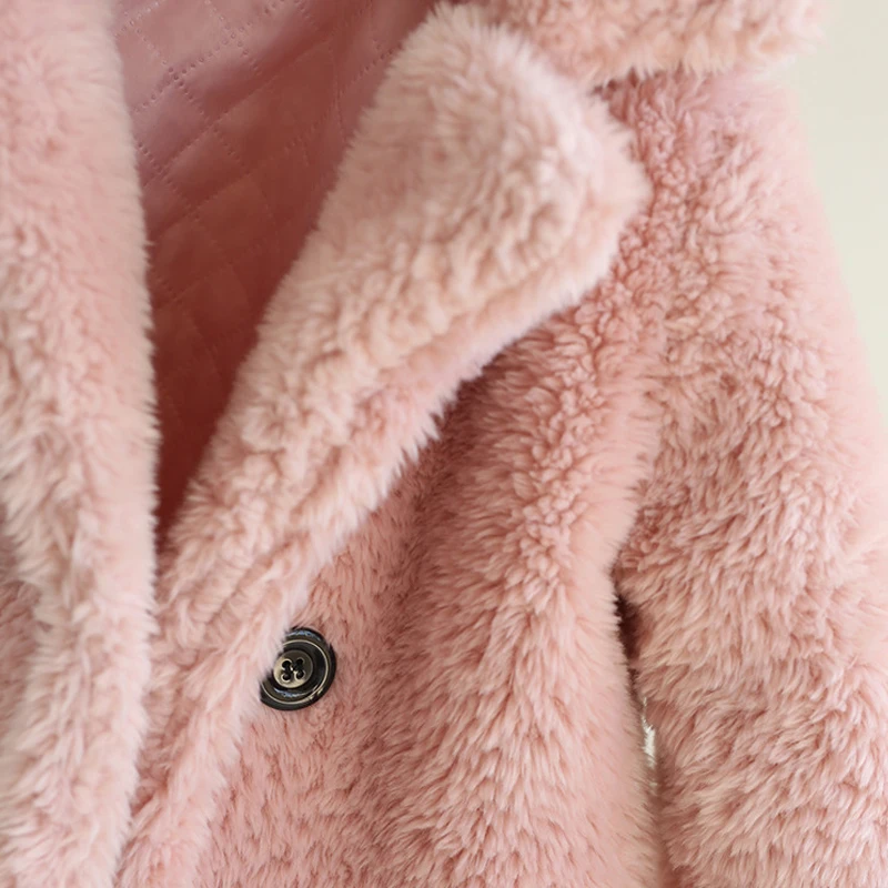 Winter Coat For Girls Faux Fur Coat Baby Elegant Turndown Collar Thicken Warm Jacket Girls Long Overcoat Kids Children Outwear Jackets Coats Aliexpress - red winter coat roblox