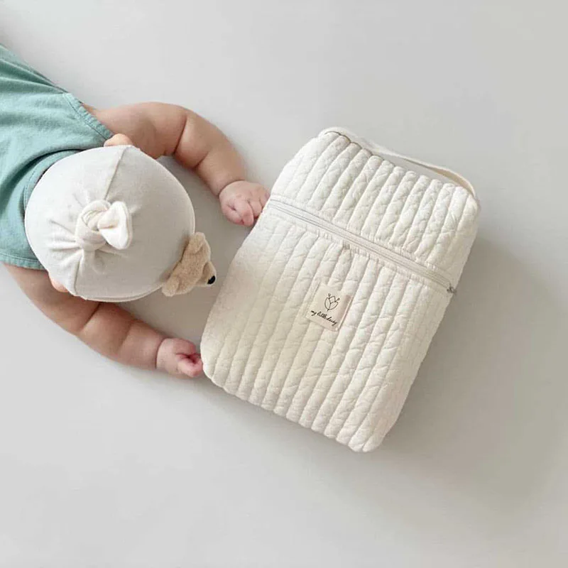 Borsa per pannolini per mamma piccola in cotone Borsa per bambini casual coreana - immagine 6