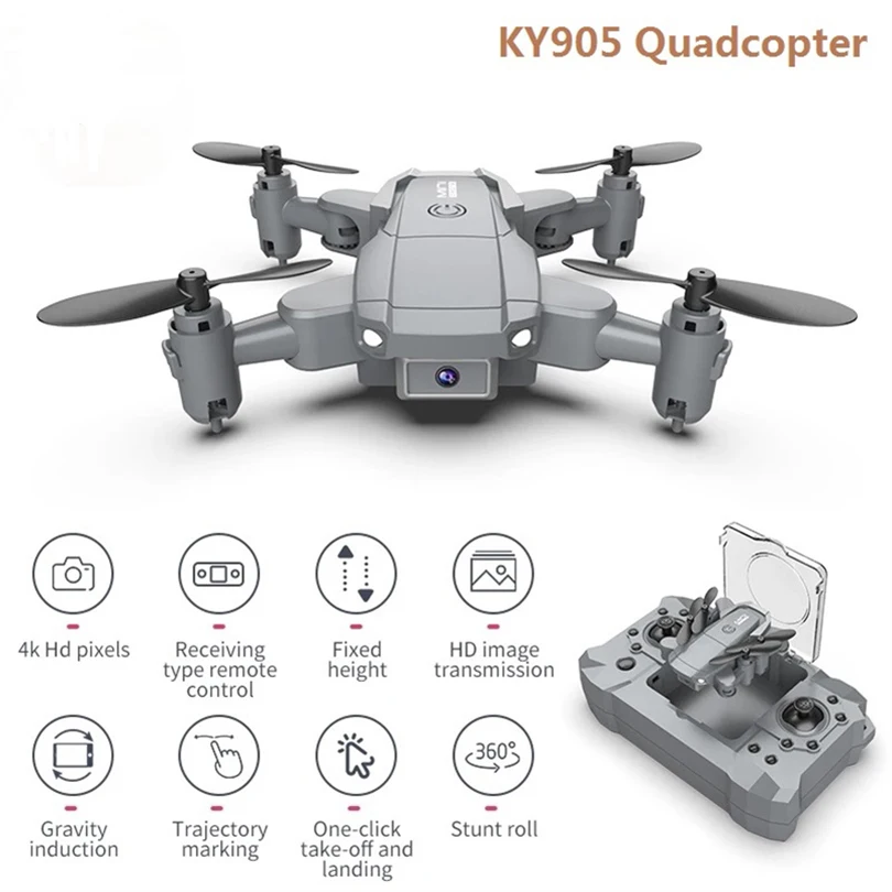 Мини-Дрон KY905 с двойной камерой 4K HD Wi-Fi FPV | Игрушки и хобби