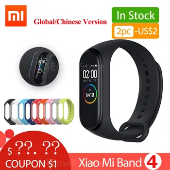

Xiaomi Miband Xiaomi Mi Band 4 Smart Wristbands Miband 4 Bracelet Heart Rate Fitness 135mAh Color Bluetooth 5.0