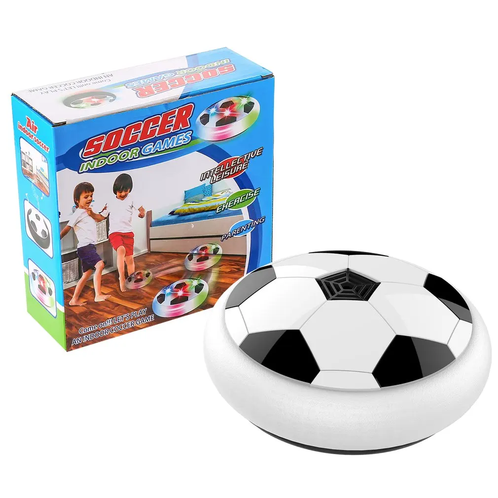 Hover Ball светодиодный светильник мигающий воздушный мощный футбольный мяч Диск Внутренний футбольный мяч игрушка мульти-поверхность парящие и скользящие игрушки