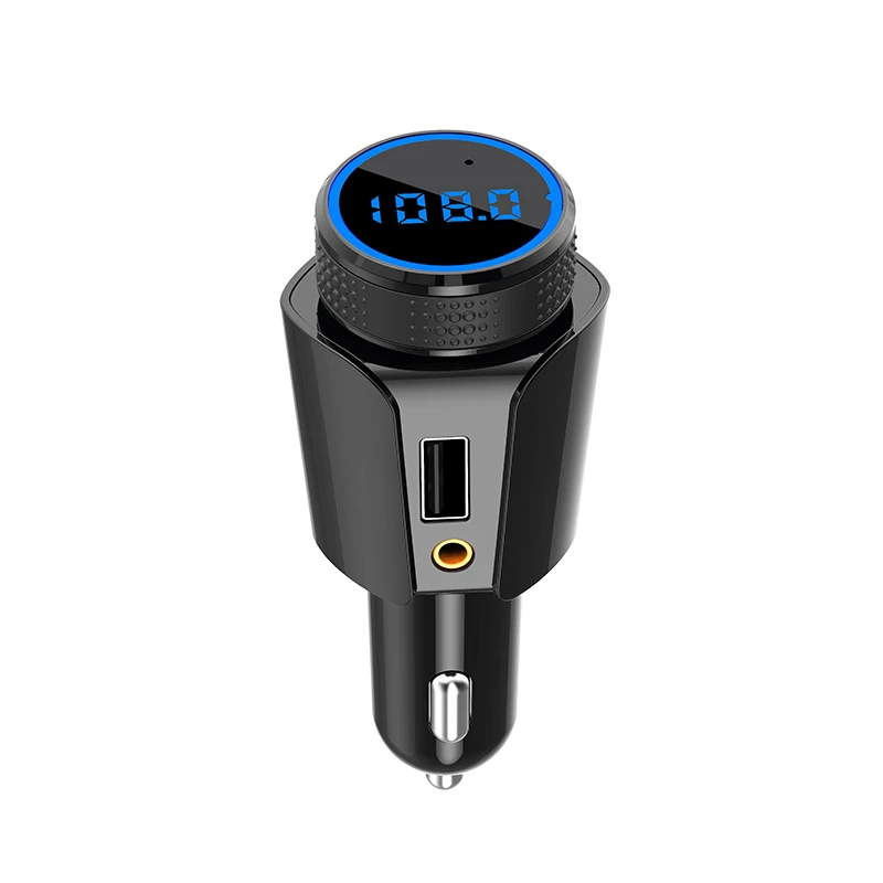 Onever T18 fm-передатчик Автомобильный Bluetooth MP3-плеер A2DP Bluetooth автомобильный комплект TF карта музыкальный формат Hands-Free Автомобильное умное зарядное устройство