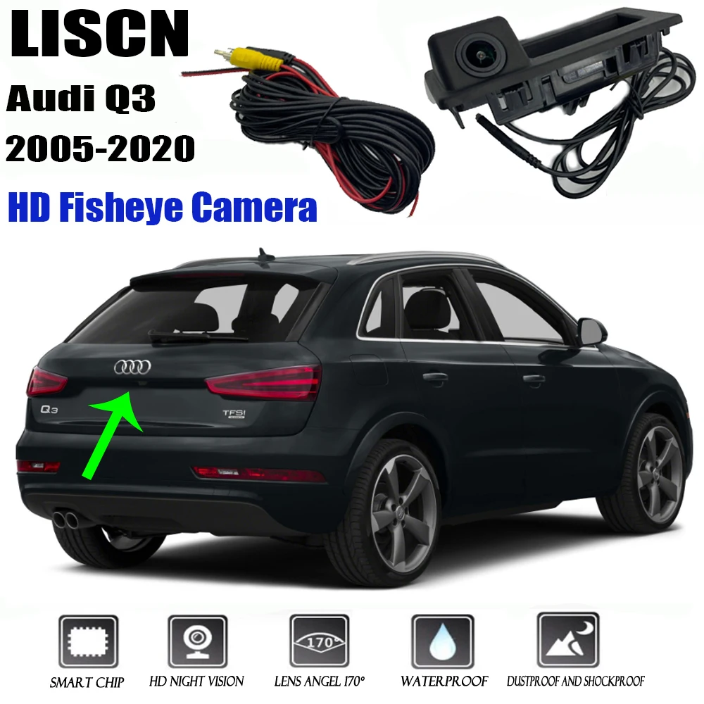 Камера заднего вида HD для Audi Q3 MQB 2013 2014 2015 2016 2017 2018/камера с функцией ночного