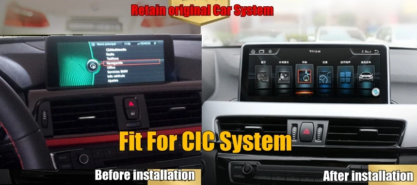 Sale LiisLee For BMW 1 Series F20 F21 2011~2019 For CIC NBT Evo CarPlay TPMS Car Multimedia Player GPS Audio Radio Navigation NAVI 4