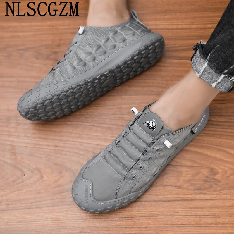 Casual Shoes For Man 2022 Luxury Designer Crocodile Shoes Man Sneekers Sports Shoes Men Кроссовки Мужские Chaussure - Non-leather - AliExpress
