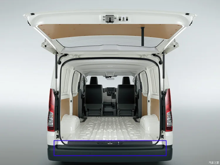Для Toyota HiAce шестое поколение (H300) 2019 2020 пластиковый задний бампер защитное стекло