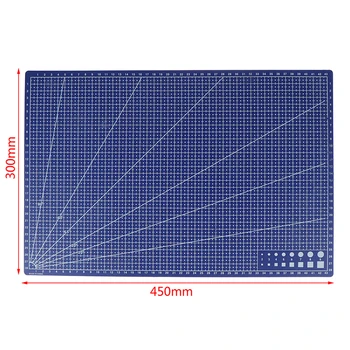 

1Pcs A3 PVC Rectangular Grid Line Cutting Mat DIY Tool 45cm x30cm