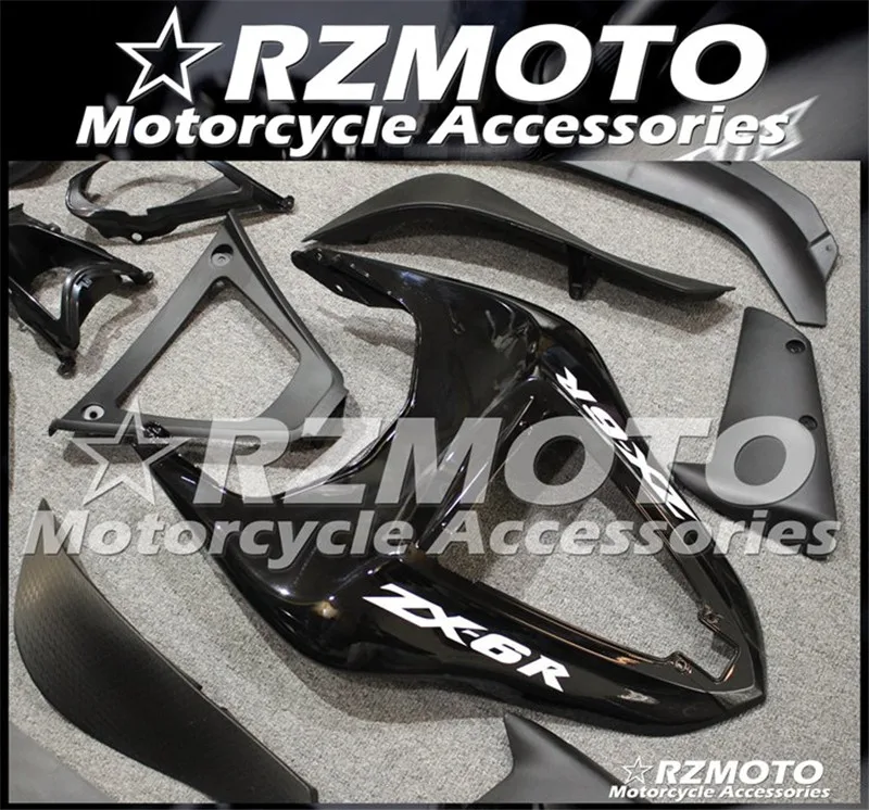 Мотоциклетный обтекатель abs Подходит для Kawasaki ZX6R 636 ZX-6R 2007 2008 корпусные детали пресс-форм Магазин № 0281
