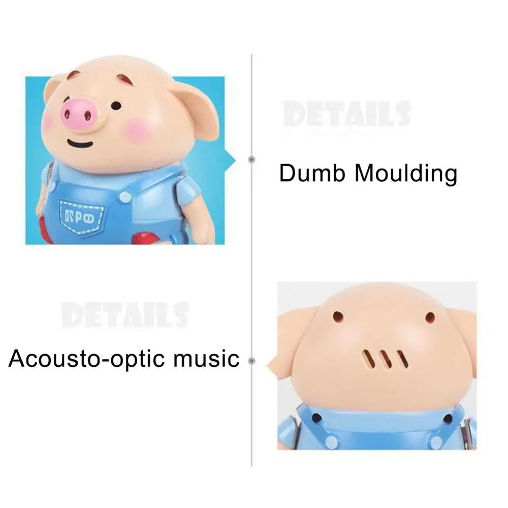 

Follow Any Drawn Line Binory Magic Pig Robot Pen Inductive Pig With Light Music Smart Education Toy DROPSHIPPING
