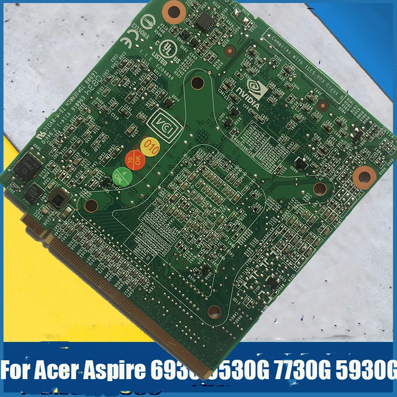 9600M GT 9600MGT 512MB Graphics Video Card For Acer Aspire 5920 6920 8920  9920 5520 4930 4925 6930 DDR2 - AliExpress