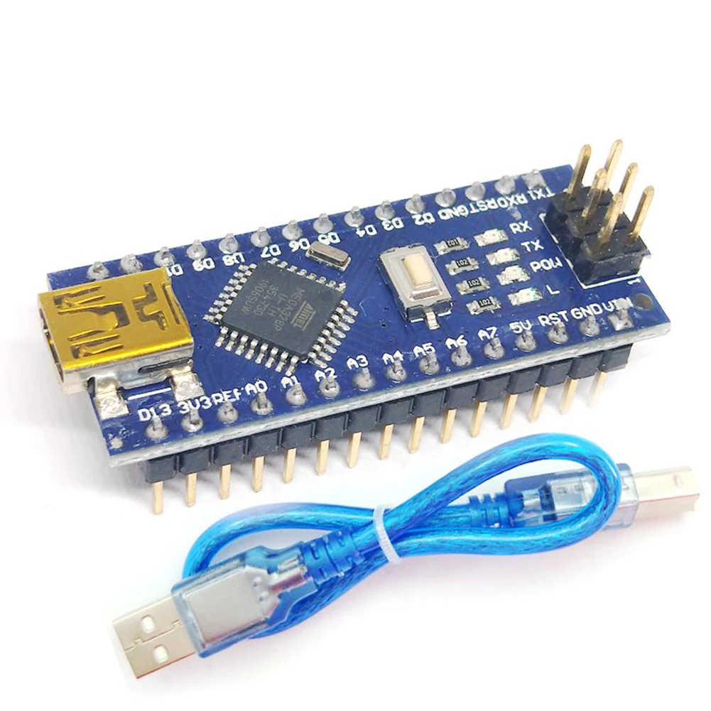 1 шт./5 шт./10 шт. Nano FT232RL V3.0 ATmega328P 5В 16м USB плата микроконтроллера|Аксессуары для